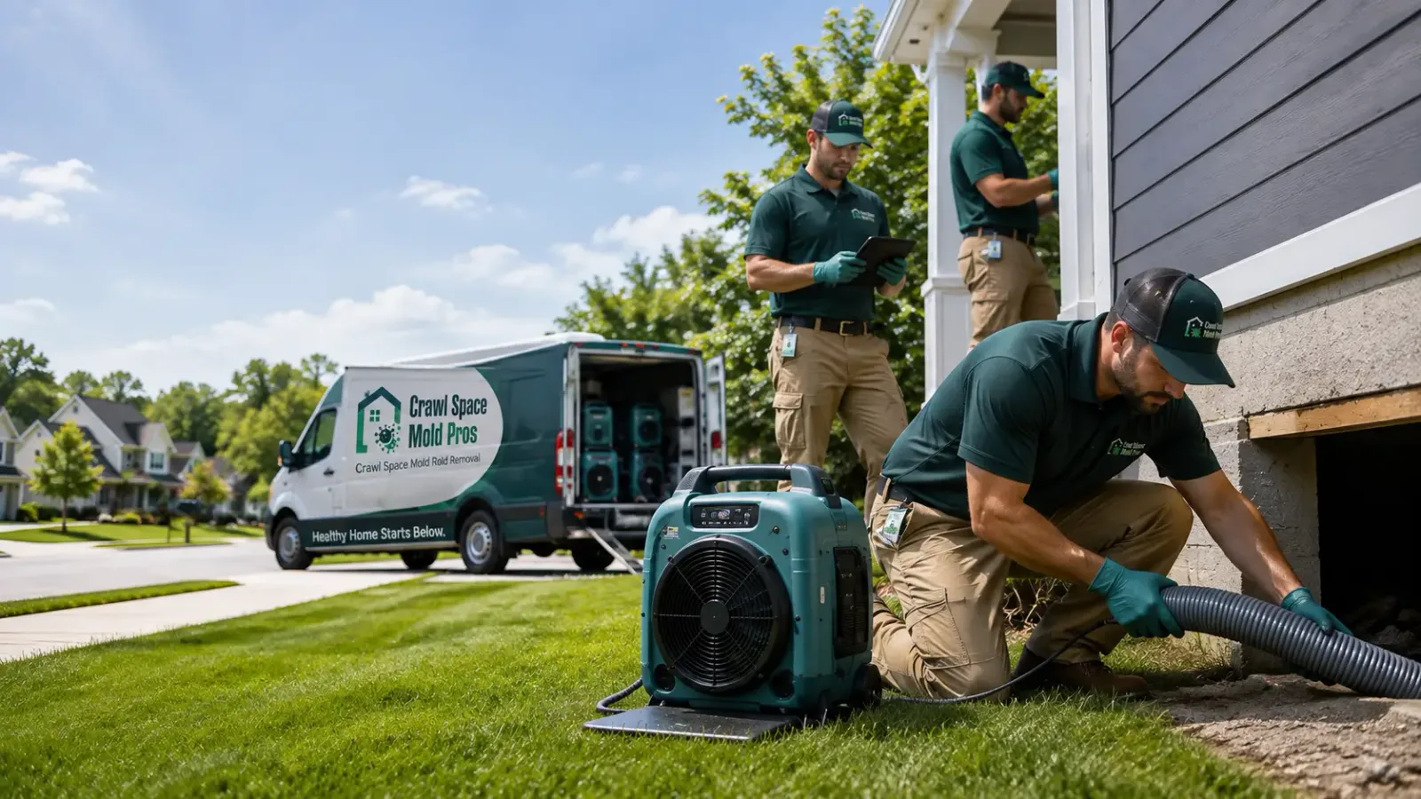 Crawl Space Mold Removal in Alvin, TX